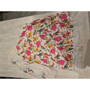 Farm Rio Women's M One-Shoulder Midi Dress Toucan's Garden Party